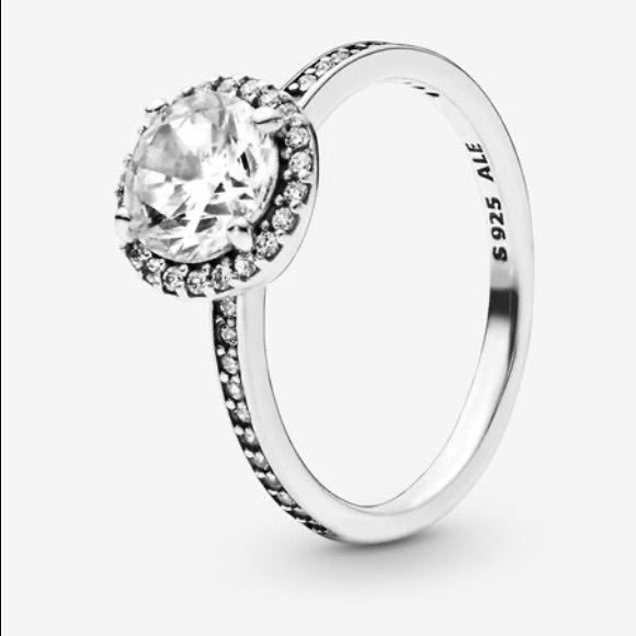 Pandora Round Sparkle Halo Ring - Picture 3 of 3